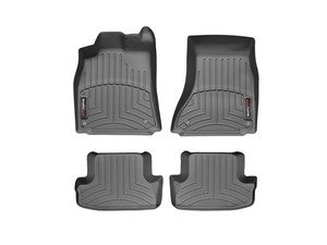 ES#3194673 - 442121KT1 - FloorLiner DigitalFit - Set - Black - Laser measured for perfect fitment and ultimate protection against moisture and debris - WeatherTech - Audi