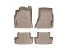 ES#3194678 - 452121KT - FloorLiner DigitalFit - Set - Tan - Laser measured for perfect fitment and ultimate protection against moisture and debris - WeatherTech - Audi