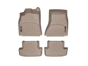 ES#3194678 - 452121KT - FloorLiner DigitalFit - Set - Tan - Laser measured for perfect fitment and ultimate protection against moisture and debris - WeatherTech - Audi