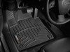 ES#2837618 - 442181 - Front FloorLiner DigitalFit - Black - Laser measured for perfect fitment and ultimate protection against moisture and debris - WeatherTech - Audi