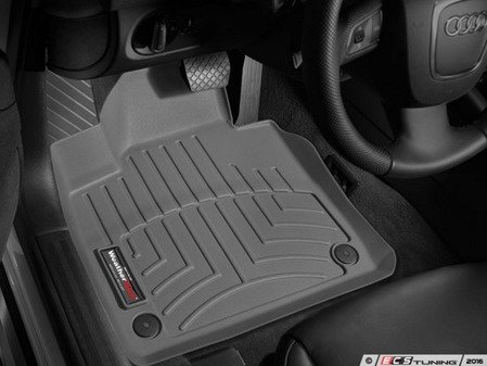 ES#2837950 - 462181 - Front FloorLiner DigitalFit - Grey - Laser measured for perfect fitment and ultimate protection against moisture and debris - WeatherTech - Audi