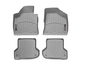 ES#3194700 - 462181KT - FloorLiner DigitalFit Set - Grey - Laser measured for perfect fitment and ultimate protection against moisture and debris - WeatherTech - Audi