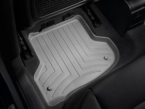 ES#2837951 - 462182 - Rear FloorLiner DigitalFit - Grey - Laser measured for perfect fitment and ultimate protection against moisture and debris - WeatherTech - Audi