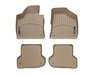 ES#3194701 - 452181KT - FloorLiner DigitalFit Set - Tan - Laser measured for perfect fitment and ultimate protection against moisture and debris - WeatherTech - Audi