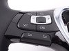 ES#3151385 - 5C0419091EAE74 - Piano Black Steering Wheel With Paddles - With Cruise Control - Black leather with black stitching, airbag not included - Genuine Volkswagen Audi - Volkswagen