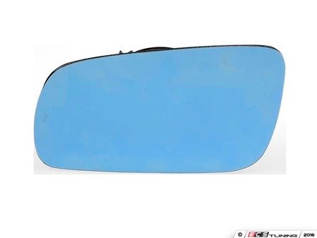ES#3189194 - 56646 - Blue Tinted Heated Mirror - Left - Replacement blue tint mirror glass to allow you to see everything around you - Dorman - Volkswagen