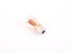 ES#2587895 - 63217160897 - Single Filament Bulb - Priced Each - Yellow flash with silver finish - Philips - BMW MINI
