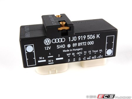 ES#310611 - 1J0919506K - Auxiliary Fan Control Unit - 1 large 4 pin connector and 1 small 14 pin connector - Genuine Volkswagen Audi - Audi Volkswagen