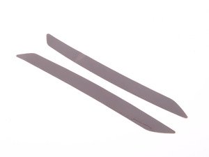 ES#3191451 - 020978ECS01 - Rear Bumper Reflector Film Set - Gunsmoke - Pre-cut Lamin-X film to cover both reflectors on the rear bumper cover - ECS - Audi