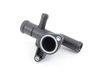 ES#3190061 - 902-879 - Coolant Flange - Located on the driver side of the cylinder head, this pipe contains the coolant tempature sensor - Dorman - Audi Volkswagen