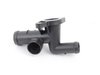 ES#3190061 - 902-879 - Coolant Flange - Located on the driver side of the cylinder head, this pipe contains the coolant tempature sensor - Dorman - Audi Volkswagen