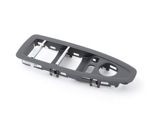 ES#2998288 - 51417403896 - Driver's Side Window Switch Cover - Black - Replacement trim for your front driver's side mirror switches - Genuine BMW - BMW