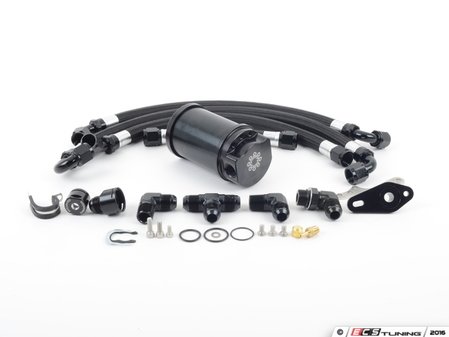 ES#2918542 - IEBACC3 - Recirculating Catch Can Kit - Everything needed to add a catch can to your FSI using the IE Billet valve cover. - Integrated Engineering - Volkswagen