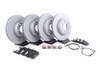ES#3184227 - 341167922231KT - Front & Rear Brake Service Kit - Featuring Zimmermann rotors and TRW pads - Assembled By ECS - BMW