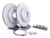 ES#3184241 - 34216792227KT3 - Rear Brake Service Kit - 345x24mm - Featuring Zimmermann rotors and ECS DD23 "Daily Driver" ceramic pads. - Assembled By ECS - 