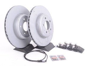 ES#3184241 - 34216792227KT3 - Rear Brake Service Kit - 345x24mm - Featuring Zimmermann rotors and ECS DD23 "Daily Driver" ceramic pads. - Assembled By ECS - 