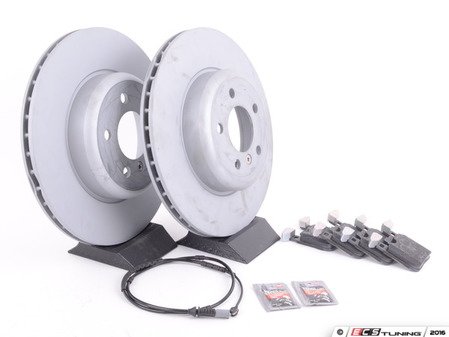 ES#3184241 - 34216792227KT3 - Rear Brake Service Kit - 345x24mm - Featuring Zimmermann rotors and ECS DD23 "Daily Driver" ceramic pads. - Assembled By ECS - 