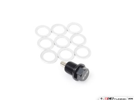 ES#3187654 - 001196ECS01-02 - Magnetic Oil Drain Plug - With 10 Aluminum Washers  - Capture harmful particles to prevent wear. M14x1.5 - ECS - Audi Volkswagen MINI Porsche