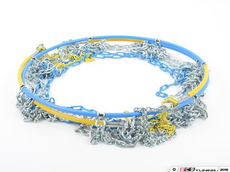 ES#63977 - 36110140042 - Tire Chain Set - 2 Wheels - (NO LONGER AVAILABLE) - Metal Snow chains for winter driving and hazard condition - Genuine MINI - 