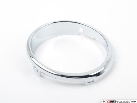 ES#2978976 - 51117376383 - Trim Ring Chrome - Front Left - Mounts down near the fog or parking light housing - Genuine MINI - MINI