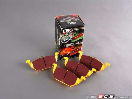 ES#520835 - DP41329R - YellowStuff Performance Brake Pad Set - EBC's premium sport street pad that offers high friction levels and heat fade resistance - EBC - Volkswagen
