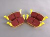 ES#520835 - DP41329R - YellowStuff Performance Brake Pad Set - EBC's premium sport street pad that offers high friction levels and heat fade resistance - EBC - Volkswagen