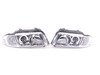 ES#2808087 - 4411137PNDEM - Halogen Projector Headlight Set - Chrome - Ditch those stock headlights! - Depo - Audi