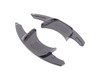 ES#3177669 - L061B - Paddle Shifters Diamond Cut Surface - Black - (NO LONGER AVAILABLE) - High Performance Billet 6061 T6 Aluminum replacement paddles - LEYO - 