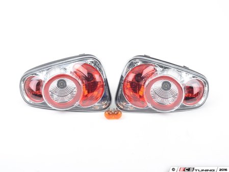 ES#2863420 - ALT-YD-MC02-C - Euro Style Tail Lights Chrome - Pair - Upgrade to complete chrome / red tailights for yout MINI - Spyder - MINI