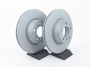 ES#3184347 - 34116792221zKT - Front Brake Rotors - Pair (330x24) - High-quality braking option from a well-known braking company. (330x24) - Zimmermann - BMW
