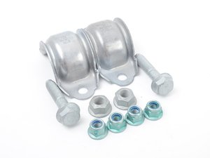 ES#2587241 - 4D0411327JKT1 - Front Sway Bar Installation Kit - Includes new bushings, brackets, and hardware - Genuine Volkswagen Audi - Audi