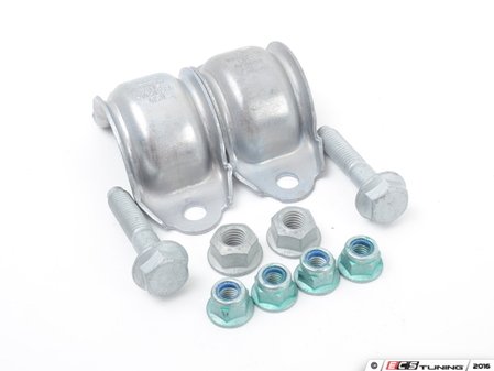 ES#2587241 - 4D0411327JKT1 - Front Sway Bar Installation Kit - Includes new bushings, brackets, and hardware - Genuine Volkswagen Audi - Audi