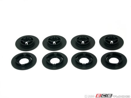 ES#11473 - 3C00617959B9 - Round Floor Mat Securing Hardware Set - Black - For cars that need round floor mat retainers - Genuine Volkswagen Audi - Volkswagen