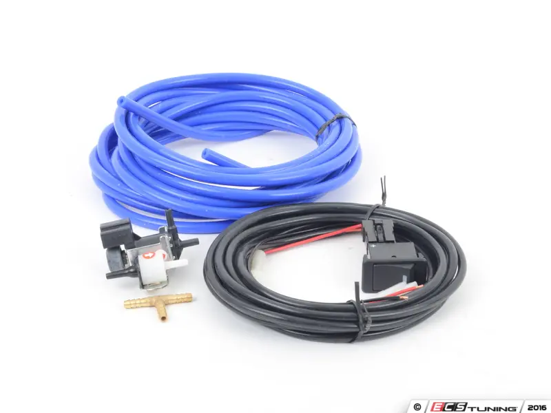 Remote Exhaust Valve Control Kit | Electric Exhaust Switch & Wiring | Universal Fit | By JONJEA