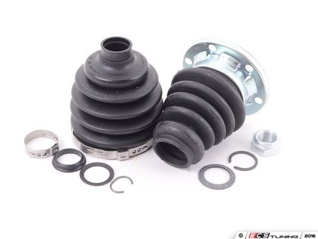 ES#2777896 - 191498202aKT - Front Right Inner And Outer CV Joint Refresh Kit - Why risk tearing the same axle out twice? This kit includes front inner and outer CV Joint Boots to service one axle. - Genuine Volkswagen Audi - Volkswagen