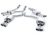 ES#2827451 - SSXAU332 - Cat-Back Exhaust System - Resonated - 2.76" stainless steel with quad 100mm polished tips - Milltek Sport - Audi