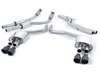 ES#2827490 - SSXAU373 - Cat-Back Exhaust System - Non-Resonated - (NO LONGER AVAILABLE) - 2.76" stainless steel with quad 100mm black Cerakote tips - Milltek Sport - 