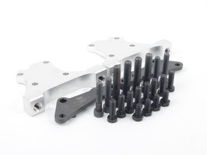 ES#3188217 - BR0035 - Dual Rear Caliper Adapter Kit - Adapters for Porsche 996 calipers and 337/20AE/GLI/R32/TT calipers with 280x22mm rotors - Creations Motorsport - Volkswagen