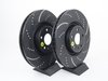 ES#2619980 - GD1845 - Front Slotted & Dimpled Brake Rotors - Pair (356x34mm) - Upgrade to a EBC GD slotted / dimpled rotor for improved braking - EBC - Audi