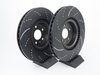 ES#2619980 - GD1845 - Front Slotted & Dimpled Brake Rotors - Pair (356x34mm) - Upgrade to a EBC GD slotted / dimpled rotor for improved braking - EBC - Audi