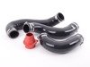 ES#3194672 - 018325ECS01KT2 - Silicone Charge Pipe Set - Includes oversized silicone pipes from the turbo outlet to the throttle body - ECS - Audi