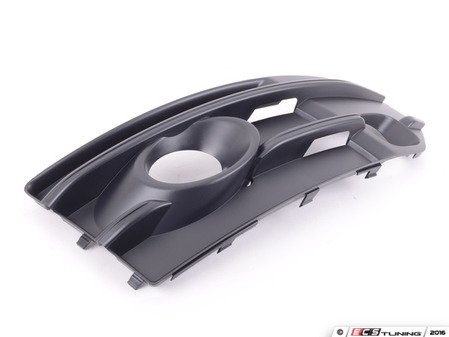 ES#2750221 - 8R0807682H01C - Fog Light Grille - Satin Black - Left - Restore the clean look of your exterior - Genuine Volkswagen Audi - Audi