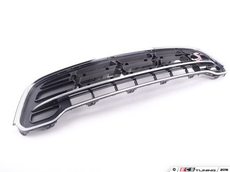 ES#2775646 - 51139812759 - Front Grille  - Comes with updated slat grille and red "S" emblem - Genuine MINI - MINI