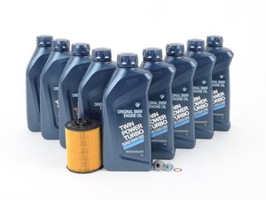 ES#2855329 - 114275420212KT - Genuine BMW Oil Change Kit / Inspection 1 - Everything you need to perform an oil service - Assembled By ECS - BMW