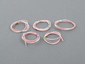 ES#2598038 - 61130006666KT - Pin Contact With Wire Lead - Pack Of 5 - 0.75mm - Genuine BMW - BMW