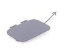 ES#457285 - 8P0807241BGRU - Tow Hook Cover - Front - Comes in primer, ready for paint - Genuine Volkswagen Audi - Audi
