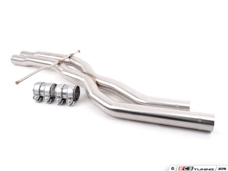 ES#3194905 - 004032ecs01KT - RS5 Center X-Pipe Kit - Eliminate the center resonator on your OE system for a more aggressive exhaust note - ECS - Audi