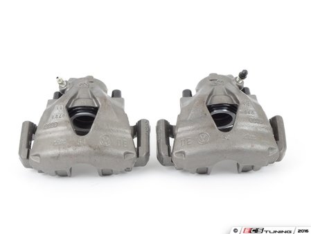 ES#3154028 - as2014ktKT - Front Brake Calipers - Pair - Non-powdercoated calipers for OE replacement - Power Stop - Volkswagen