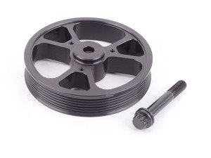 ES#3088920 - 53-3M7101-4 - M7 Lightweight Crank Pulley - 4% Overdrive - Increasing crank pulley will add just that little extra added supercharger boost - M7 Speed - MINI