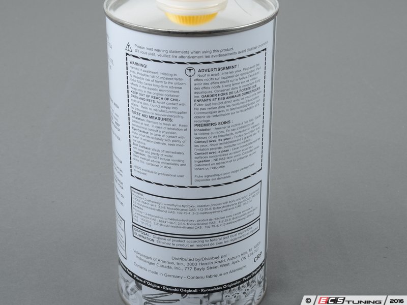 Genuine Volkswagen Audi - B000750M3 - Brake Fluid - 1 Liter - (NO ...